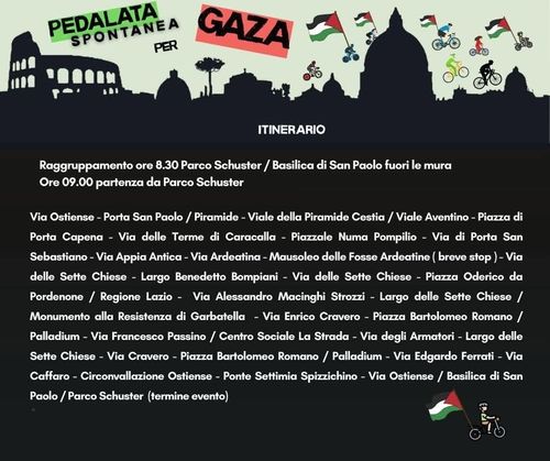 Pedalata spontanea per GAZA