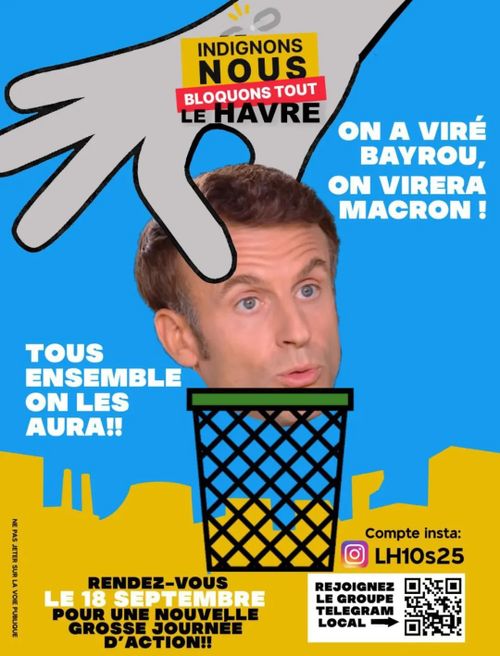 Manifestation contre la politique injuste du gouvernement