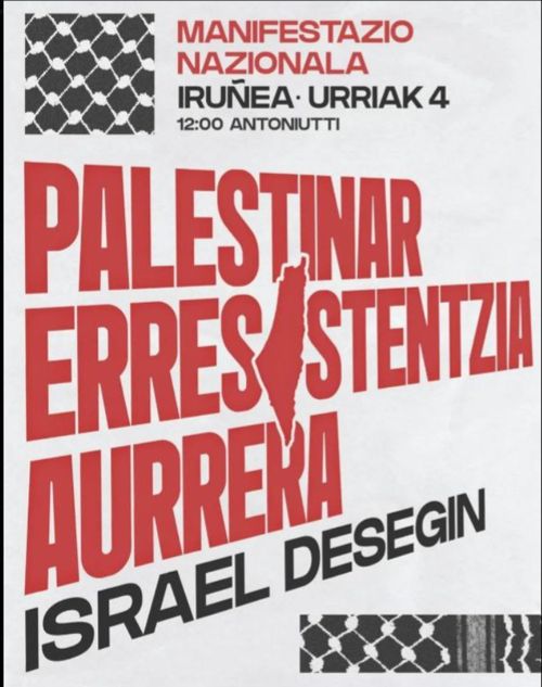 PALESTINAR ERRESISTENTZIA AURRERA, ISRAEL DESEGIN