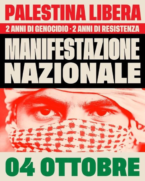 MANIFESTAZIONE NAZIONALE - ROMA PALESTINA LIBERA